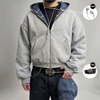 Reversible Plaid Zip Hoodie